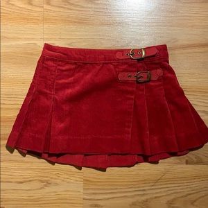 3T mini cord pleated skirt, Polo by Ralph Lauren